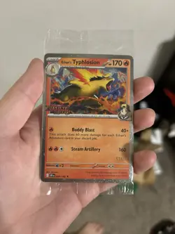 Pokemon Sealed Destined Rivals STAFF Prerelease Promos All 4x Cards - Image 1