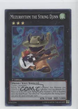 Muzurhythm the String Djinn 1st Ed. YuGiOh Starter Deck 12: XYZ Symphony 4z8 - Image 1
