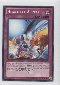 Heartfelt Appeal 1st Ed. YuGiOh Starter Deck 12: XYZ Symphony #YS12-EN029 0c4 - Image 1