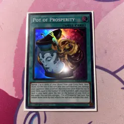 Yugioh Pot of Prosperity RA01-EN066 Super Rare 1st Ed NM - Image 1