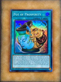 Yugioh Pot of Prosperity RA01-EN066 Super Rare 1st Ed NM - Image 1
