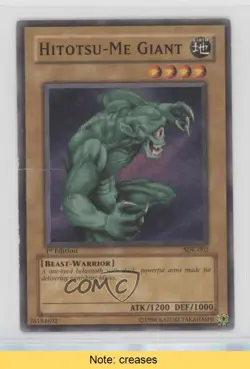 Hitotsu-Me Giant 1st Ed. YuGiOh Starter Deck Kaiba #SDK-002 2002 READ mp7 - Image 1