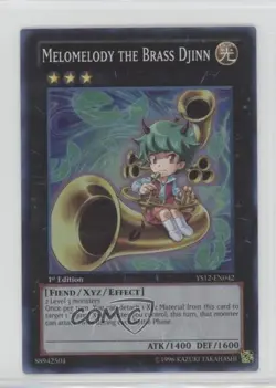 Melomelody the Brass Djinn 1st Ed. YuGiOh Starter Deck 12: XYZ Symphony 0u9 - Image 1