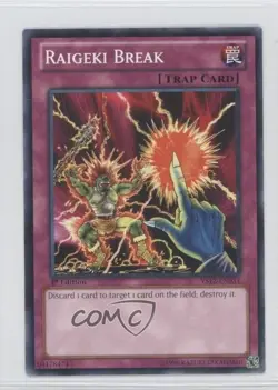 Raigeki Break 1st Ed. YuGiOh Starter Deck 12: XYZ Symphony #YS12-EN031 0a1 - Image 1
