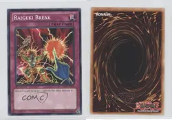 Raigeki Break 1st Ed. YuGiOh Starter Deck 12: XYZ Symphony #YS12-EN031 0a1 - Image 3