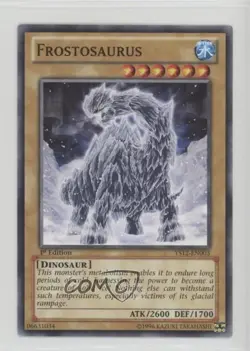 Frostosaurus 1st Ed. YuGiOh Starter Deck 12: XYZ Symphony #YS12-EN003 0b5 - Image 1