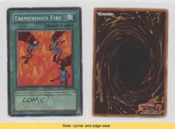 Tremendous Fire 1st Ed. YuGiOh Metal Raiders #MRD-088 2002 READ mp7 - Image 3