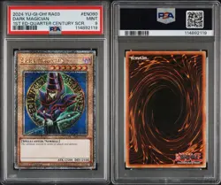 Yugioh! Dark Magician RA03-EN080 Quarter Century Rare 1st Edition PSA 9 MINT - Image 3