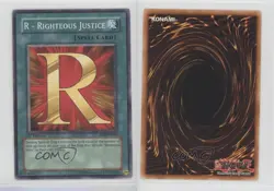 R- Righteous Justice 1st Ed. YuGiOh Enemy of #EOJ-EN040 2006 mp7 - Image 3
