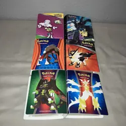 Pokemon Card Mini Binder Lot Celebi Pikachu Snorlax Eevee Lugia Lunala Solgaleo - Image 1