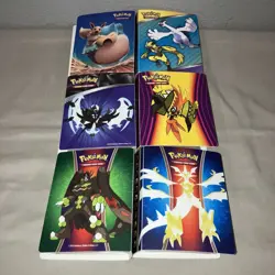 Pokemon Card Mini Binder Lot Celebi Pikachu Snorlax Eevee Lugia Lunala Solgaleo - Image 2