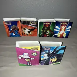 Pokemon Card Mini Binder Lot Celebi Pikachu Snorlax Eevee Lugia Lunala Solgaleo - Image 5