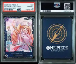 PSA10 Charlotte Pudding Flagship Battle 2025 One Piece Card Japanese - Image 1