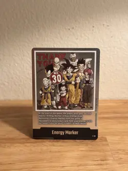 Son Goku E-60 Silver Energy Marker Dragon Ball Manga Booster Card Fusion World - Image 1