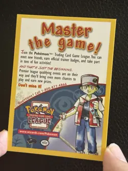 MASTER THE GAME POKEMON PROMO CARD NEAR MINT 1999 - Image 2