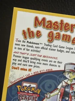 MASTER THE GAME POKEMON PROMO CARD NEAR MINT 1999 - Image 3