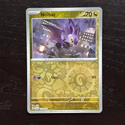 Noibat 152/193 Pokemon Paldea Evolved SV02 Reverse Holo Common Card NM - Image 1