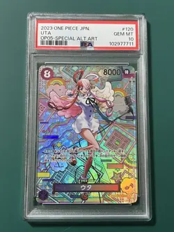 PSA10 One Piece Card Game Uta sp Parallel Japanese Trading Card - Image 1