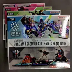 Gundam Card Game Start Deck Assembly 4 Set ST01A ST02A ST03A ST04A Japanese 2025 - Image 3