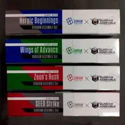 Gundam Card Game Start Deck Assembly 4 Set ST01A ST02A ST03A ST04A Japanese 2025 - Image 4