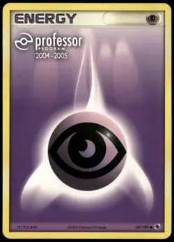Psychic Energy Professor Program 2004-2005 107/109 LP Pokemon Card - Image 1