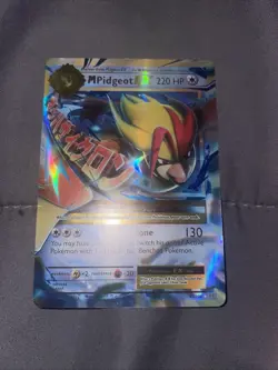 Pokemon TCG Mega-Pidgeot-EX Evolutions Holo Holo Rare Card 65/108 - Image 1