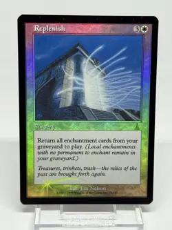 MTG Magic The Gathering Replenish 15/143 Foil English - Image 1
