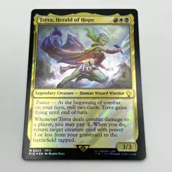 MTG Magic The Gathering Terra, Herald of Hope 0223 Foil English - Image 1