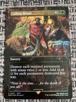 MTG Magic The Gathering Culling Ritual 0001 Foil English - Image 1