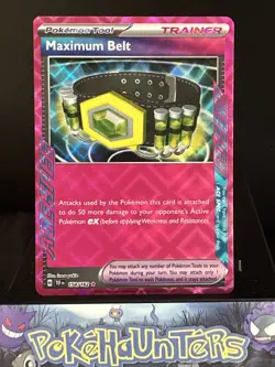 Pokemon Card Maximum Belt 154/162Temporal Forces ACE Spec NM - Image 1