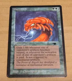 MTG Magic The Gathering Powerleech Christopher Rush English - Image 1