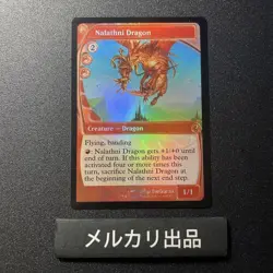MTG Magic The Gathering Nalathni Dragon Foil English - Image 1