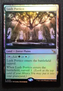 MTG Magic The Gathering Lush Portico 0263 Foil English - Image 1