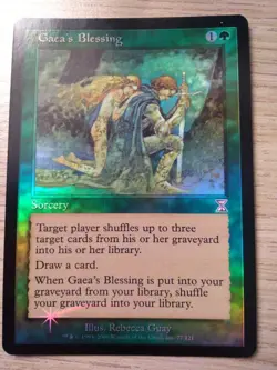 MTG Magic The Gathering Gaea's Blessing 77/121 Foil English - Image 1