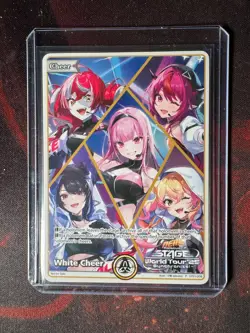 Anime Expo AX 2025 Hololive Official Card Game Promo White Cheer World Tour - Image 1