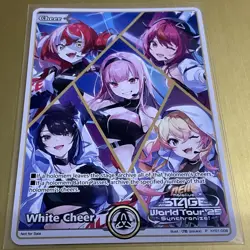 Anime Expo AX 2025 Hololive Official Card Game Promo White Cheer World Tour - Image 1