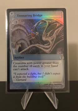 MTG English Ensnaring Bridge (Future Sight) NM Foil Mystery Booster 2 - Image 1