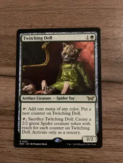 x1 Twitching Doll DSK Duskmourn MTG 201 RARE M/NM 1x - Image 1