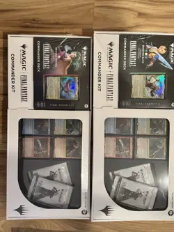 Magic The Gathering Final Fantasy Commander Kit Costco Bundle x4 -All 4 Kits MTG - Image 3