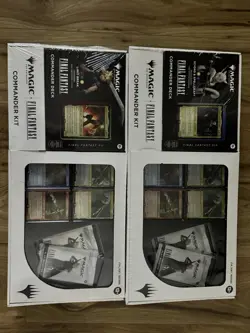 Magic The Gathering Final Fantasy Commander Kit Costco Bundle x4 -All 4 Kits MTG - Image 4