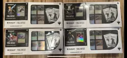 Magic The Gathering Final Fantasy Commander Kit Costco Bundle x4 -All 4 Kits MTG - Image 1