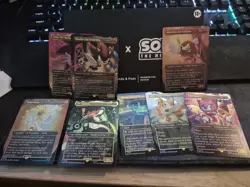 MTG Secret Lair x Sonic The Hedgehog Friends & Foes Rainbow Foil w/ bonus - Image 1