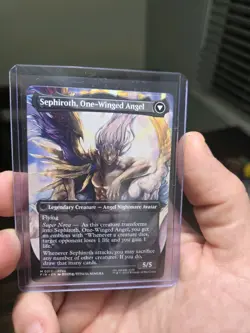 MTG Final Fantasy Artist Borderless M Sephiroth Fabled Soldier #0317 - Image 2