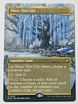 Magic The Gathering: MTG Three Tree City-Legendary Land NF (BLB) Rare 340 - Image 1