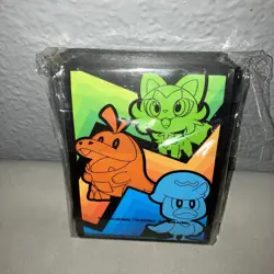 65 Sleeves Sprigatito Fuecoco Quaxly Paldea Evolved ETB Version Pokemon Pokemon - Image 1