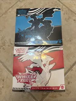 Pokemon Black Bolt & White Flare Elite Trainer Box ETB Set. Brand New. Sealed. - Image 1