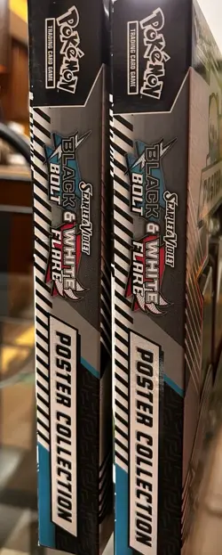 SEALED LOT OF 2 POKEMON TCG S&V 10.5 BLACK BOLT & WHITE FLARE POSTER COLLECTION - Image 3