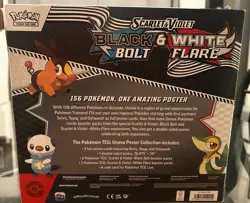SEALED LOT OF 2 POKEMON TCG S&V 10.5 BLACK BOLT & WHITE FLARE POSTER COLLECTION - Image 4