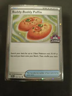 Pokemon Asia Exclusive Buddy-Buddy Poffin Master Ball Promo Stamped 144/162 - Image 1