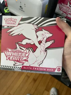 White Flare Elite Trainer Box ETB Pokemon Scarlet and Violet Sealed/Ships Fast!- - Image 1